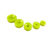 Elegabrillia 5 Pieces Clock Movement Bearings Scratch-Resistant Movement Holders Lightweight Supports Made of PP Suitable for Professionals Enthusiasts Repair, Yellow