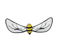 Elegabrillia Bee, A Cute And Fun Photo Prop for Dancing, Birthdays, And Festive Role-playing, without headband