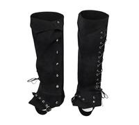 Elegabrillia Boot Covers Soldier's for Theater Performances, Black