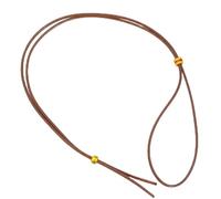 Elegabrillia Braided Pendant Necklace with Adjustable Gold Cord Metal Pendant Elegant Minimalist Style Cultural Symbolism Suitable for Men Women Office Attire Gift Giving, style to 1