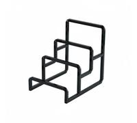 Elegabrillia Display Stand Handbag Stand Rack Organizer Holder Stepped Metal Countertop Frame for Clear Viewing and of Accessories suitable for retail counters shelves boutiques, Three-tier