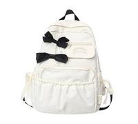 Elegabrillia Fashionable Student Backpack Made of Nylon - Ideal for Commuters, and The