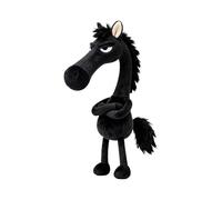 Elegabrillia Horse Keychain Pendant Bag Ornament Animal Hanging Toy Novelty Suitable for Decoration Gift Daily Use, Black