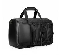Elegabrillia Outdoor Rucksack Backpack Shoulder Bag Duffel Bag Daypack With PU Leather Grain Adaptable Straps Laptop Fit Helmet Pouch Suitable for travel work commute sport training