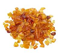 ELEGAMBER Natural Baltic Amber Raw Stones, Healing Crystals, Multiple Use for Healing, Meditation, Aquarium Decoration, 100% Untreated, Polishing 100g, Natural Baltic Amber