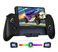 Elegamefy Switch Pro Controller, Handheld Switch Controller with Turbo/1000mAh/6-Axis Gyro/Vibration/Programmable Switch Wireless Controller for Nintendo Switch/OLED