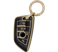 Elegananccy for BMW Key Fob Case Cover, Black