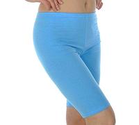 elegance 1234 Ladies Cycling Shorts Lycra Stretchy Cotton Above Knee Active Sport Everyday Short Legging (XXL, Sky Blue)