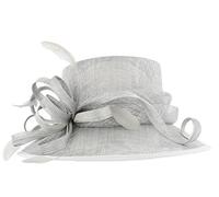 Elegance by Boardmans Bridget Sinamay Hat, from (Silver)