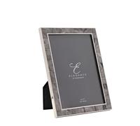 Elegance by Impressions Mother Of Pearl Self-Standing Rectangular Photo Picture Frame - 5" x 7". Single Aperture with Velvet Easel Back and Glass Front.
