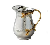 Elegance Golden Vine Stainless Steel Pitcher, Silver/Gold