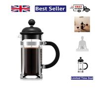 Elegance in Brewing: 350ml French Press Coffee Maker - Eco-Friendly Black Design
