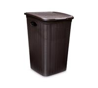 Elegance Laundry Basket 36 Liters Brown Stefanplast