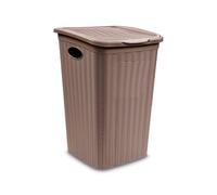 Elegance Laundry Basket 36 Liters Dove Brown Stefanplast