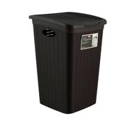 Elegance Laundry Basket 50 Liters Brown Stefanplast