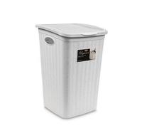Elegance laundry hamper 50 lt White