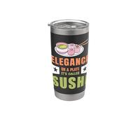 Elegance on a Plate It's Called Sushi Stainless Steel Insulated Tumbler