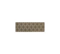 Elegance Range Indoor Machine Washable Runner Doormat 50 x 150 cm Stars JVL Beige 50cm x 150cm