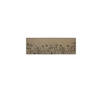 Elegance Range Indoor Machine Washable Runner Doormat 50 x 150 cm Trailing Flowers JVL Beige 50cm x 150cm