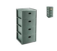 Elegance Recyclin Green 4 Drawer Chest 37X39X80 H