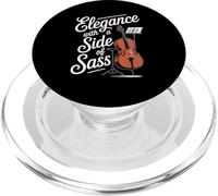 Elegance With A Side Of Sass Cello Player PopSockets PopGrip for MagSafe