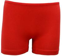 elegance1234 Girl's Cotton Lycra Stretchy Boxer Shorts for Schools Sport&Under School Skirt***Same Day Posting*** (5-6 Years, RED)