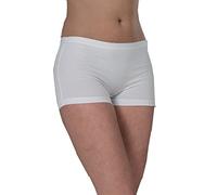 elegance1234 Girl's Cotton Lycra Stretchy Boxer Shorts for Schools Sport&Under School Skirt***Same Day Posting*** (9-10 Years, White)