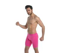 elegance1234 Men`s Active-wear Soft Cotton Extra Long Leg Boxers (Ref:1150)(XXX-Large, Hotpink)