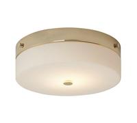 Loops 1 Bulb Flush Light Low Ceiling Polished Gold LED GX53 9W Bulb Loops Multicolor