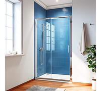 ELEGANT 1000mm Sliding Shower Door Enclosure Reversible 6mm Glass Shower Screen Bathroom Shower Cubicle