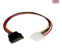 Elegant 12-Inch SATA to Molex LP4 Power Adapter for Streamlined Connections