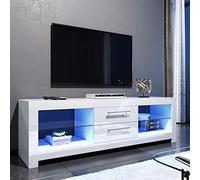 ELEGANT 160cm TV Stand Cabinet with LED Lights for TV Up to 65 inch