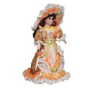 Elegant 17 Inch Porcelain Clown Dolls For Decoration And Collection Dolls Model For Display And Gift Valentine Gift Living Room Decoration