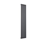 ELEGANT 1800 x 300 mm Vertical Column Designer Radiators Anthracite Single Flat Panel Modern Bathroom Central Heating Rad Tall Upright Radiator