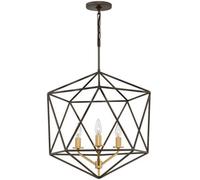 Elegant 3 Bulb Gold Chandelier With Matte Bronze Finish For Stunning Interiors