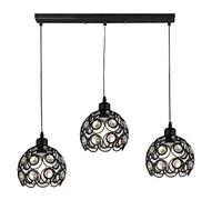 Elegant 3 - Lights Pendant Lamps Restaurant Bedroom Ceiling Lights Home Decorative Living Room Cafe Pendant Lights Bar Stair Droplight Metal Chandeliers Lighting Fixture E27 Socket, Max60W vision