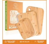 Elegant 3-Piece Bamboo Chopping Board Set - Perfect for All Your Cooking Needs