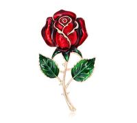 Elegant 3D Drip Enameled Rose Brooch Alloy Lapel Pin Providing Lightweight Comfort for Stylish Everyday Accessory Oil Drip Brooch