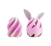 Elegant 3D Printed Bunnies Stress Reliever and Decorative Piece for Various Celebration Display Colorful Easter Decoration