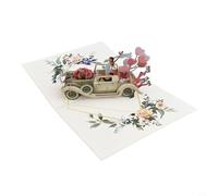 Elegant 3D Wedding Up Card A Stylish Way to Express Your Congratulations