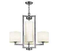 Elegant 4 Bulb Antique Nickel Chandelier Pendant Light With Led E27 Socket