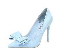 Elegant 4-Inch Pointed Toe Stiletto Heels for Women, Perfect for Parties, Proms, Weddings, Bridal & Bridesmaid Affairs Blue