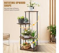 Elegant 4Level Metal Plant Holder Ideal For Potted Plants, Herbs & Decor