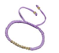Elegant 4mm Braided Rope Adjustable Lightweight Comfort Fit Wrist Jewelry Accessories Adjustable for Outdoor Enthusiasts, フリーサイズ