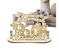 Elegant 60th Birthday Sign - Guest Book Alternative For Special Celebrations - Stylish Tabletop For Party Memories And Home Display - Guest Book Alternative For Special Celebrations