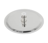 Elegant 8 Inch Round/Square Shower Head Chrome Finish Overhead Rainfall Shower Head Suitable for Easy Cleaning (Round)