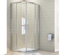 ELEGANT 900 x 900 mm Quadrant Shower Enclosure Cubicle Sliding Glass Door