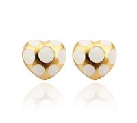 elegant a pair of small and exquisite rose heart-shaped earrings//ia made / lknrgpe693,d