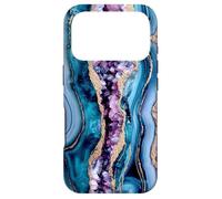 Elegant Abstract Pattern Blue Teal Purple Pink Case for iPhone 17 Pro