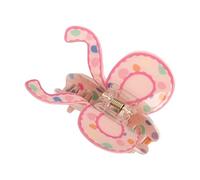Elegant Acrylic Hair Claw Clip Playful Checkered Pattern Bowknot Designs Hair Clamp For Fashion Forward Women And Girl
